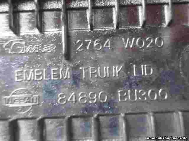 Emblema posteriore Nissan Almera Tino 84890BU300 84890-BU300