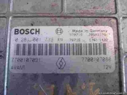 Centralita Renault 7700107088 7700107091 BOSCH 0 281 001 739 0281001739