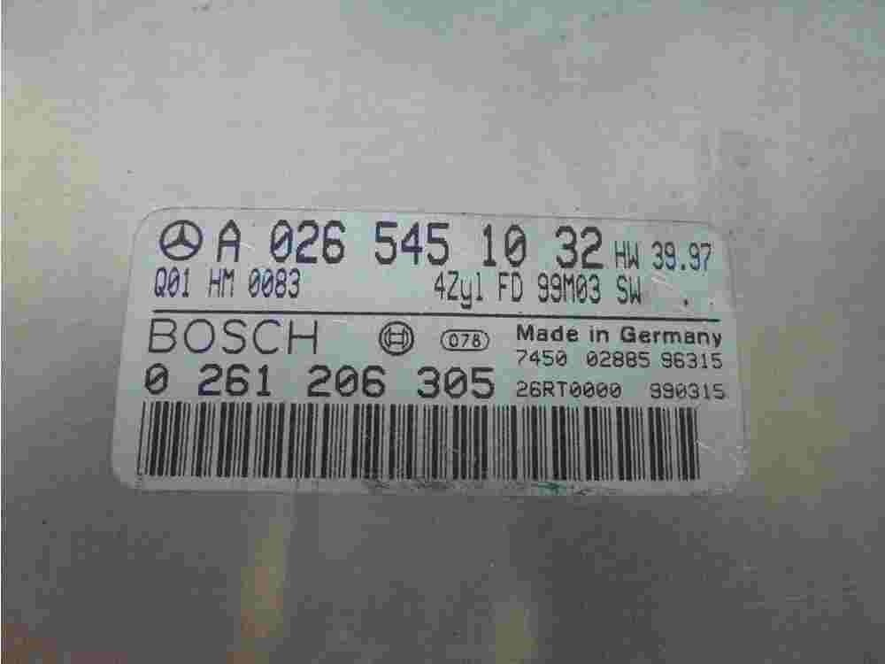 Centralita Mercedes Classe C W202 A0265451032 Q01 FD99M03 26RT0000 0261206305