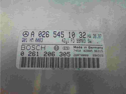 Centralita Mercedes Classe C W202 A0265451032 Q01 FD99M03 26RT0000 0261206305