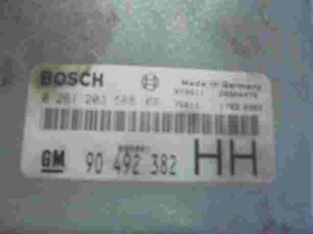 Centralita del motor Opel Omega 90492382 GM 90 492 382 HH 90492382HH 0261203588