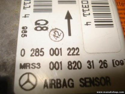 Airbag Centralita Mercedes W168 W202 2002 1,6 Q8 BOSCH 0018203126/09 0285001222