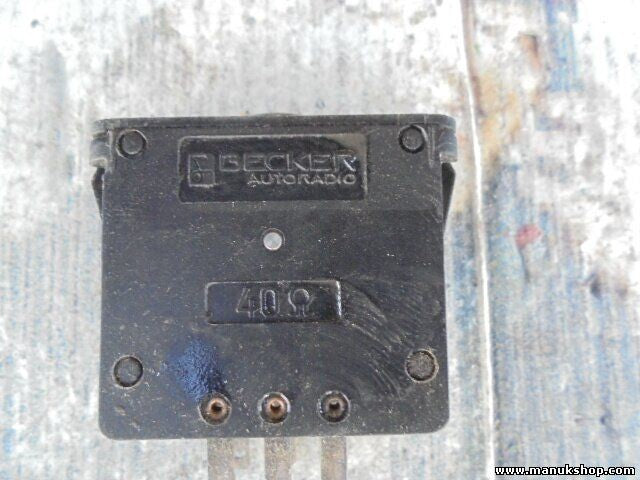Interruptor de radio de altavoz Mercedes W116 W123 W126 W201 Becker 40 Ohm