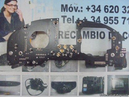 Diagramma indicatore di velocità Audi 80 90 B3 B4 VDO 993087493 993 087 493