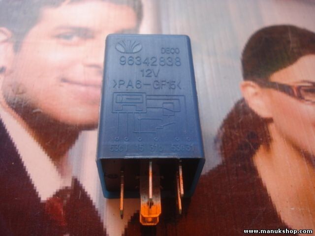 Relé Chevrolet Daewoo DECO 96342838 PA6GF15