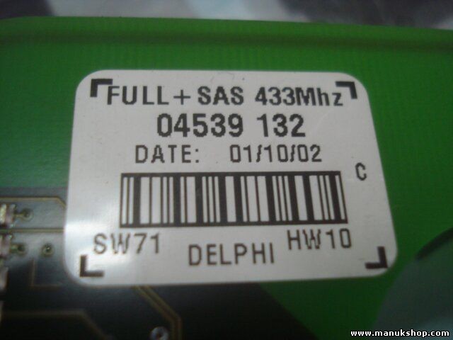 Directivo módulo de rueda Saab 9-3 FULL SAS 433 Mhz 04539132 04539 132 SW71 HW10