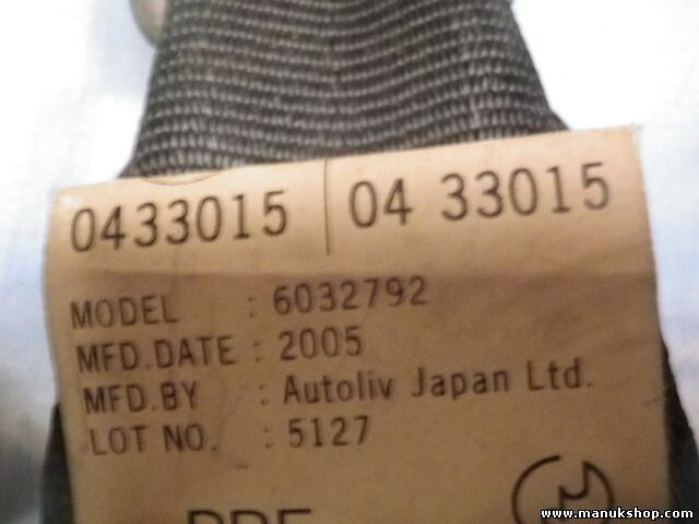 Cinturón de seguridad delantero izquierdo Mazda 3 bp4k 603157100 560444621A