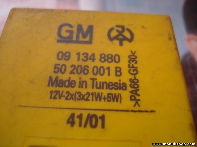 Relè Opel Corsa GM 09134880 09 134 880 50206001B 50 206 001 B