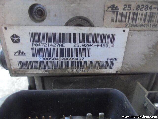 Unidad hidráulica del ABS Chrysler Voyager III GS 2.4i P04721427AE 04721427AE