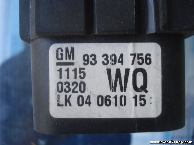Conmutador de luces Opel Meriva 93394756 93 394 756 LK 04061015