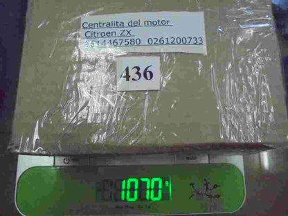 Centralita del motor Citroen ZX Peugeot 9614467580 BOSCH 0261200733