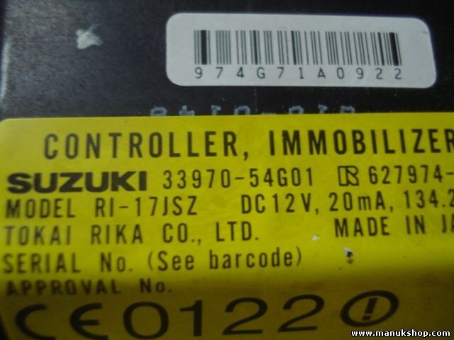 Centralita del motor Suzuki Liana 1.6 EU MT 4WD 12V DENSO 1122002041 3392054GC0