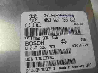 Transmisión controlador Audi A6 C5 4B0927156CG ZF6058006168 BOSCH 0260002703