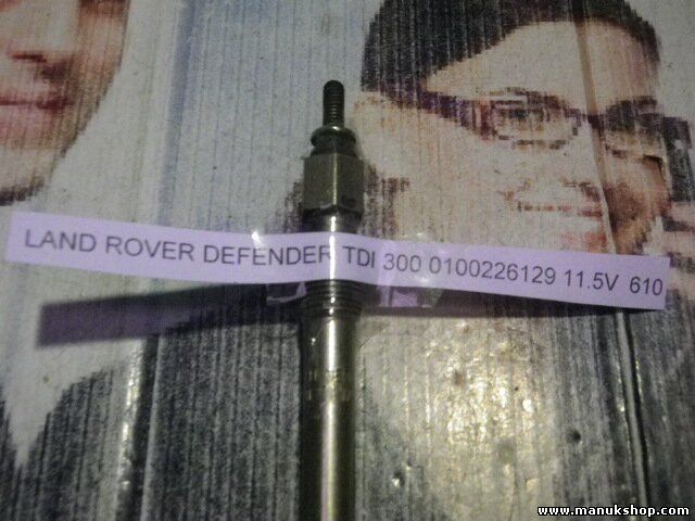 Bujía de precalentamiento Land Rover Defender TDI 300 0100226129 11.5V 610