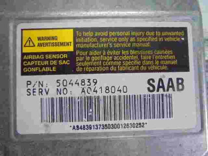 Sensor de impacto de airbag  Saab 9-5 5044839 A0418040