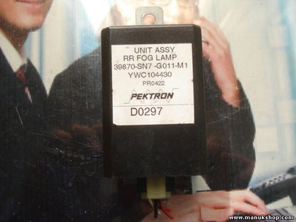 Niebla relé Rover 600 Honda Civic Pektron 39870SN7G011M1 39870-SN7-G011-​M1