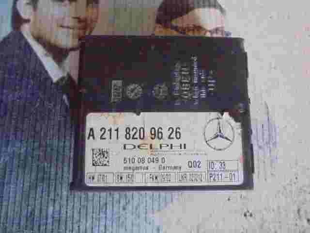 Controlador de alarma Mercedes W211 A2118209626 Q02 DELPHI 510080490 HW 07/01