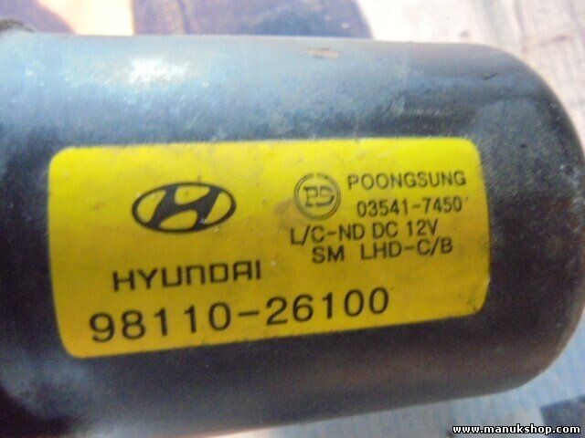 Motor del limpiaparabrisas delantero Hyundai 9811026100 98110-26100 035417450