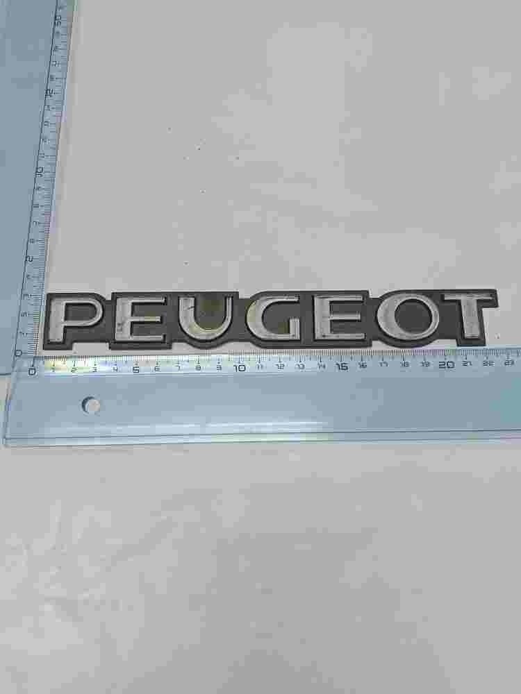 Emblema Peugeot 505 106 205 X 23 cm.
