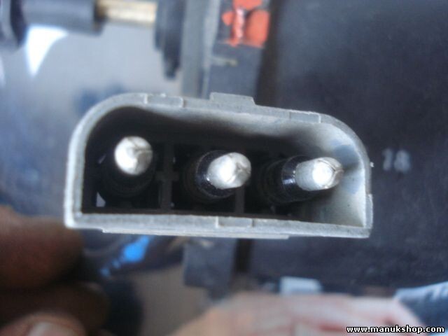 Control de alcance de los faros Saab 9000 JK18
