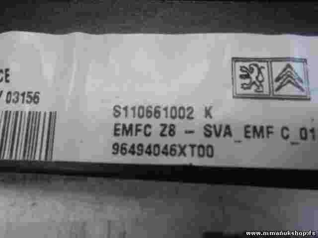 Pantalla del salpicadero Peugeot 607 96494046 96494046XT00 SIEMENS S110661002K