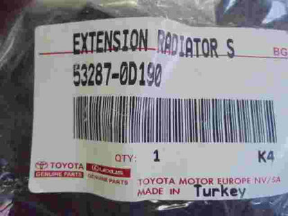 Extension Radiator S RH  Toyota Yaris 532870D190 53287-0D190