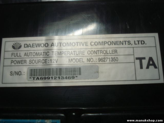A/C System Daewoo Nubira 2000 96271350 TA6991213469