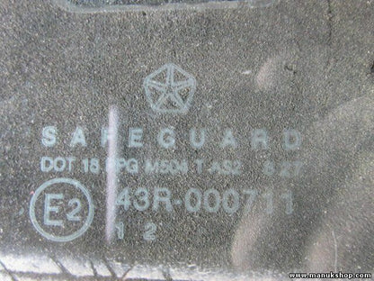 Cristal puerta delantera derecha JEEP Cherokee 43R000711 DOT18PPGM504TAS2827 