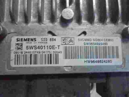 Centralita Citroen C3 SW9654925480 SW 9654925480 HW9648624280 5WS40110E-T