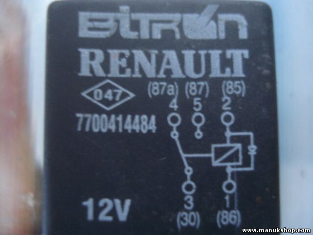 Relé Renault Megane Scenic Laguna Clio 7700414484 77 00 414 484 BITRON