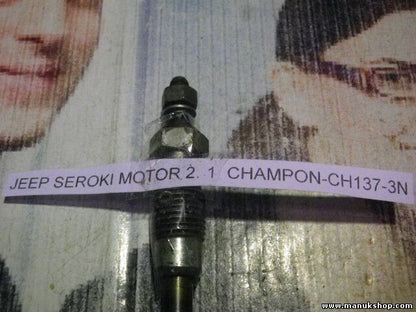 Bujía de precalentamiento Jeep Cherokee Motor 2.1 CHAMPON-CH137-3N