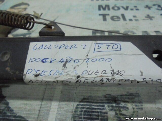Guía de asiento izquierdo lado derecho Hyundai Galloper 2 5TD 2000
