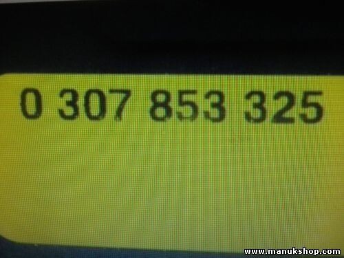 Control de alcance de los faros Renault Megane 2011 0307853325 0 307 853 325