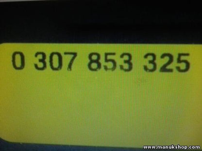 Control de alcance de los faros Renault Megane 2011 0307853325 0 307 853 325