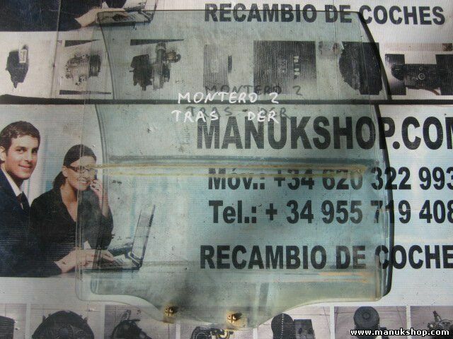 Vetro posteriore destro Mitsubishi Pajero Montero II 43R00033 M273AS2DOT20 E6