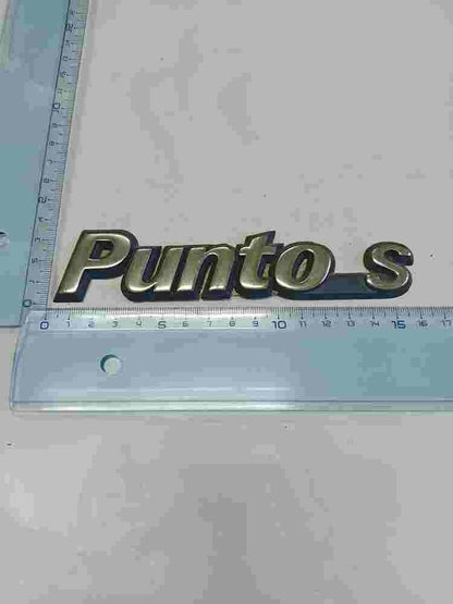Emblema Fiat Punto S 15cm.