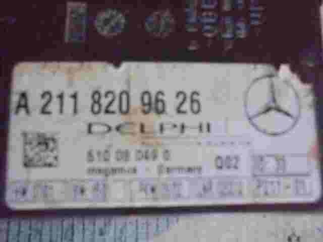Regolatore di allarme Mercedes W211 A2118209626 Q02 DELPHI 510080490 HW 07/01