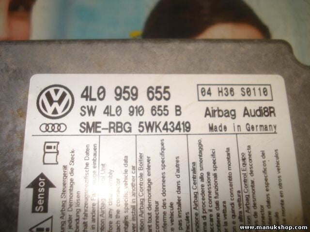 Sensor de impacto de airbag Audi 8R A1 A2 Q7 4L0959655 4L0959655B 4LO959655