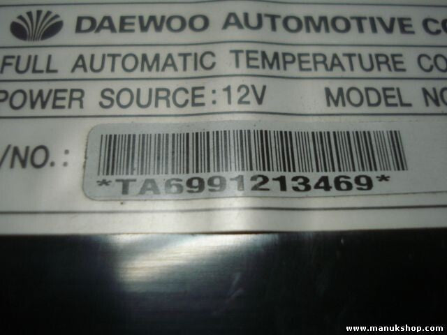 A/C System Daewoo Nubira 2000 96271350 TA6991213469