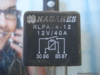 Relé Peugeot 106 NAGARES RLPA /4-12 RLPA412 12v 40A