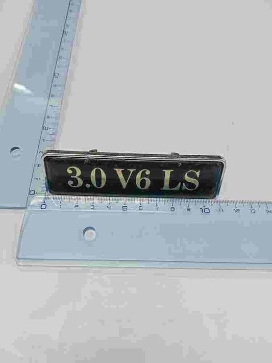 Emblema Lancia Thema 3.0 V6 LS 10,5 cm.