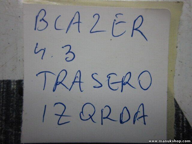 Palier transmision trasero izquierdo Chevrolet Blazer S10 4.3 142 KW, 193 PS
