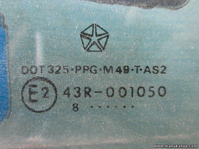 Cristal puerta delantera izquierda Jeep  Grand Cherokee 43R001050 325PPGM49TAS2