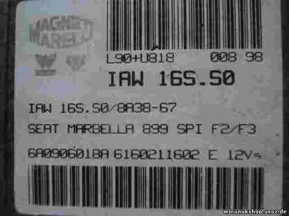 Centralita del motor Seat Marbella 6A0906018A 6160211602E IAW16SS0 IAW 16S.S0