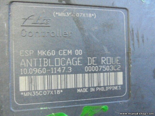 ABS Centralita Citroen C5 10096011473 10.0960-1147.3 ATE ESP MK60 00007503C2