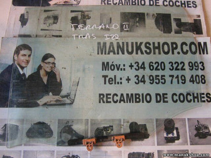 Cristal de puerta trasero izquierdo NISSAN Terrano 43R000015 DOT211M89AS2 E9 