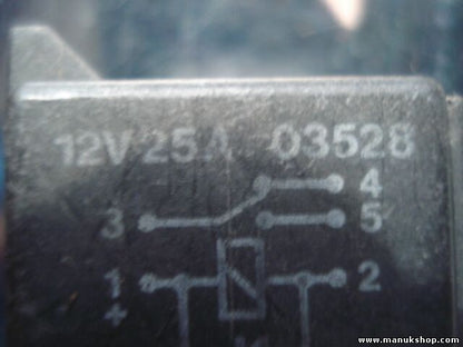 Relé Peugeot 306 G.CARTIER 12V 25A 03528 12V 25A03528