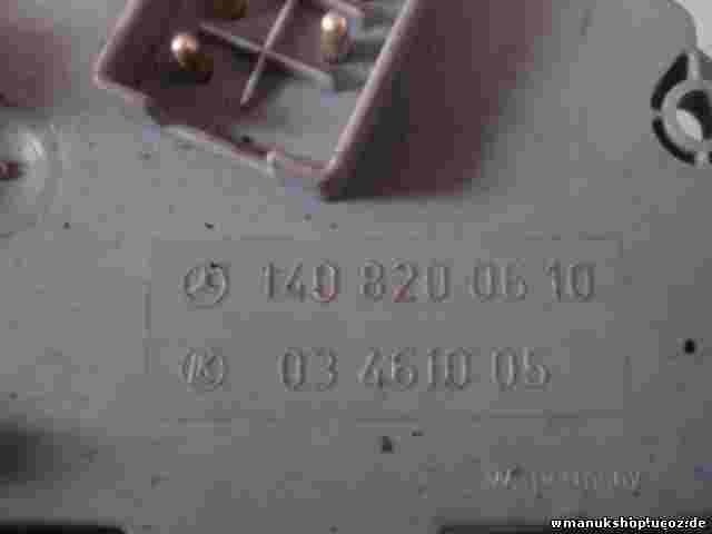 Regolazione sedili Mercedes-Benz 600 SE SEL W140 1408200610 LK 03461005