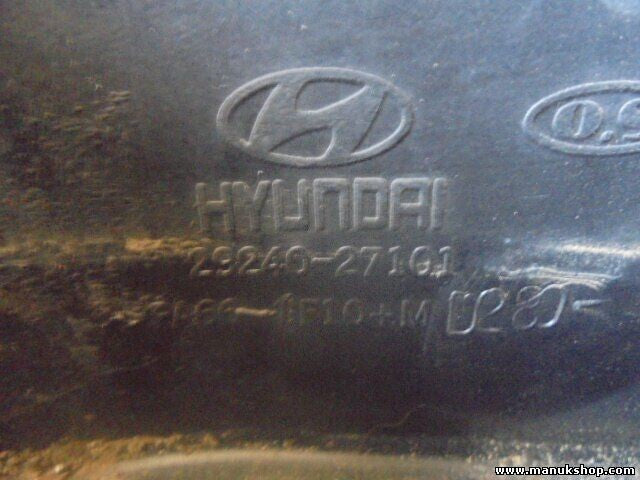 Cubierta del motor Hyundai Santa Fé I SM 2.0 2924027101 29240-27101 29240 27101