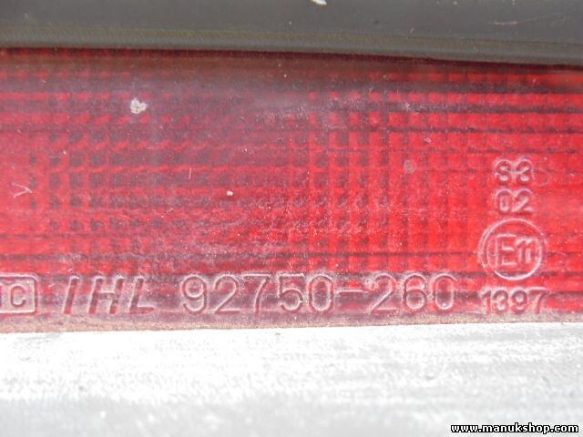 Luz de freno trasera Hyundai Santa Fe SM 2001/04-2006 92750260 92750-260